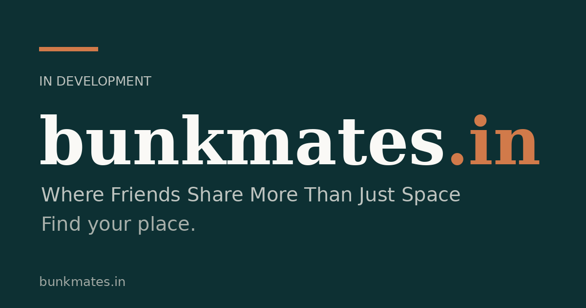Link preview image for bunkmates.in